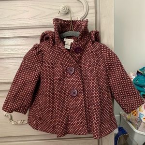 Baby Girls Pea Coat by Monsoon